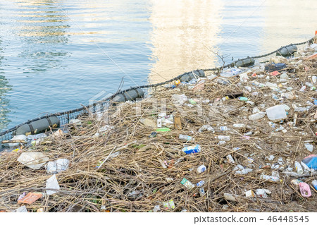 Waste from the sea, water, pollution, waste, environmental issues 46448545