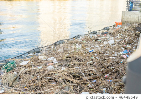 Waste from the sea, water, pollution, waste, environmental issues 46448549