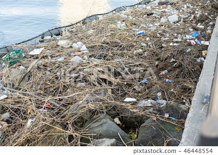 Waste from the sea, water, pollution, waste, environmental issues 46448554