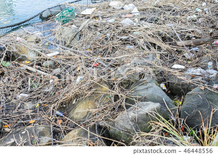 Waste from the sea, water, pollution, waste, environmental issues 46448556
