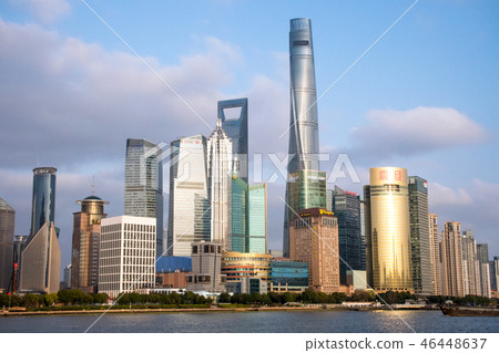 View from Shanghai's largest office district, Pudong Luger Zui (Pudong, Lujiazui), The Bund View from Shanghai's largest office district, Pudong Luger Zui (Pudong, Lujiazui), The Bund 46448637