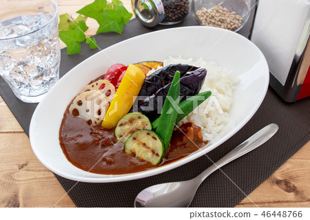 Curry rice stock photos Curry rice stock photos 46448766
