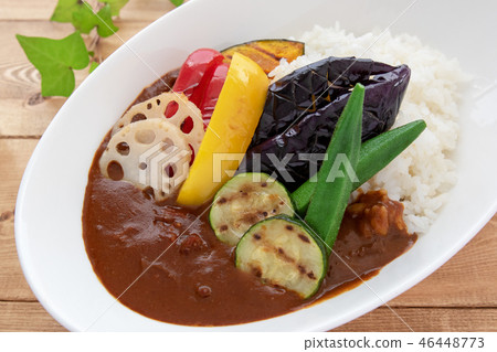 Curry rice stock photos Curry rice stock photos 46448773