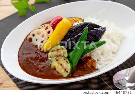 Curry rice stock photos 46448781