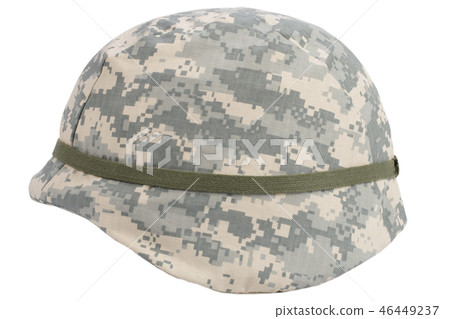 us army kevlar helmet isolated on white 46449237