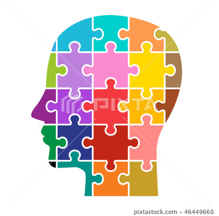 Puzzles and human faces Puzzles and human faces 46449668