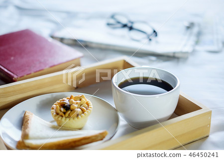 Breakfast in the bed.  46450241