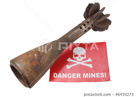 Demining (Bomb disposal) mortar bombs Demining (Bomb disposal) mortar bombs 46450273