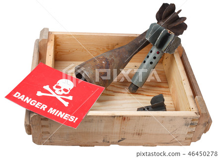 Demining (Bomb disposal) mortar bombs 46450278