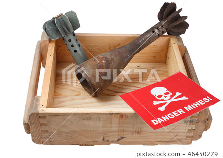 Demining (Bomb disposal) mortar bombs 46450279
