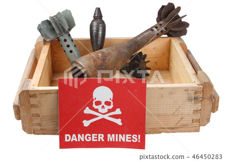 Demining (Bomb disposal) mortar bombs Demining (Bomb disposal) mortar bombs 46450283