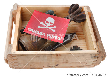 Demining (Bomb disposal) mortar bombs 46450284