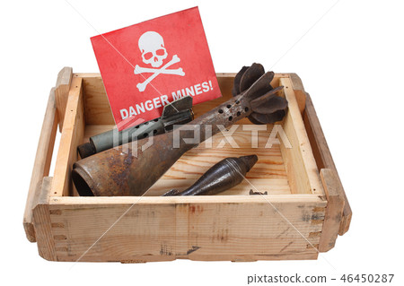 Demining (Bomb disposal) mortar bombs 46450287