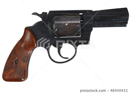 Revolver isolated on white Revolver isolated on white 46450431