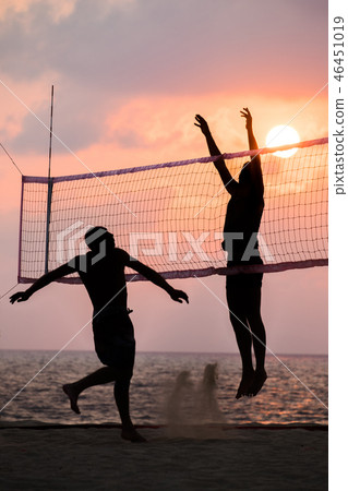 beach Volleyball beach Volleyball 46451019