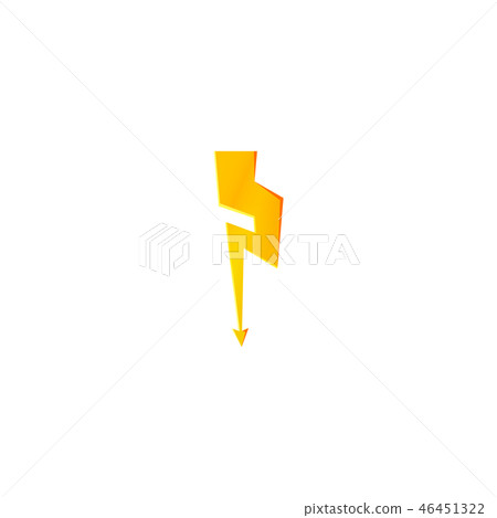 Flash and lightning icon 46451322