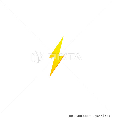 Flash and lightning icon Flash and lightning icon 46451323