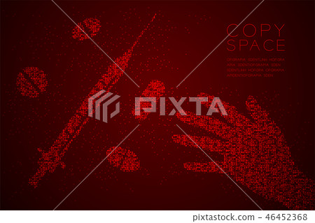 Abstract Geometric Circle dot pattern Hand Abstract Geometric Circle dot pattern Hand 46452368