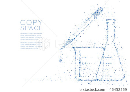 Abstract Geometric polygon square box and Triangle Abstract Geometric polygon square box and Triangle 46452369