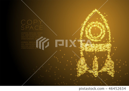 Abstract Shiny Star pattern Cartoon Rocket Abstract Shiny Star pattern Cartoon Rocket 46452634