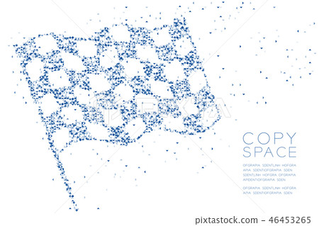 Abstract Geometric Low polygon square box pixel Abstract Geometric Low polygon square box pixel 46453265