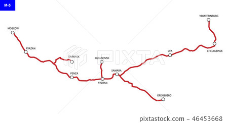 Road map of Russia Road map of Russia 46453668