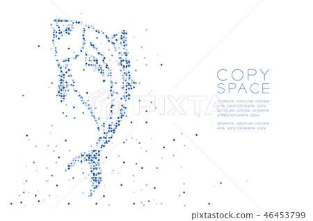 Abstract Geometric Square box pixel Tuna fish Abstract Geometric Square box pixel Tuna fish 46453799