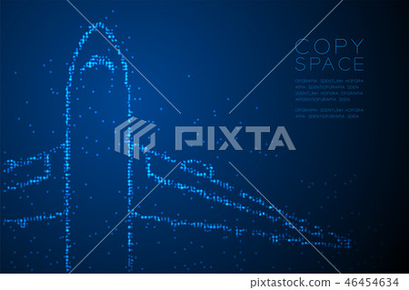Abstract Geometric Circle dot pixel Airplane shape Abstract Geometric Circle dot pixel Airplane shape 46454634