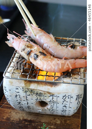 Taka shrimp with sashimi, Akune City, Kagoshima Prefecture Taka shrimp with sashimi, Akune City, Kagoshima Prefecture 46455146