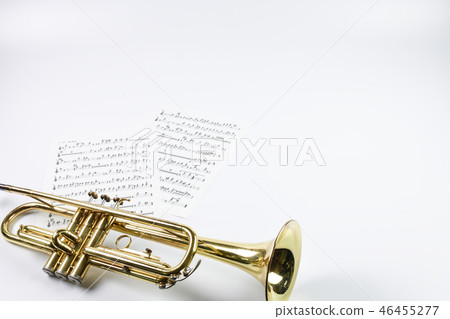 Trumpet and music 46455277