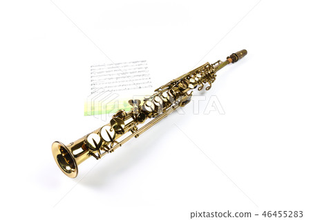 Soprano saxophone and music 46455283