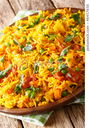 Tawa Pulao is a popular Mumbai street food Tawa Pulao is a popular Mumbai street food 46457656