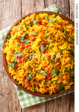 Tawa Pulao is a popular Mumbai street food Tawa Pulao is a popular Mumbai street food 46457663