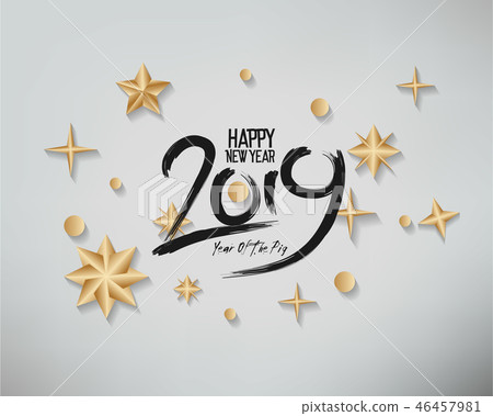 Happy Chinese New Year 2019, Year of the Pig. Happy Chinese New Year 2019, Year of the Pig. 46457981