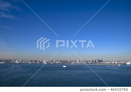 從東京門橋看到的東京灣 46458700