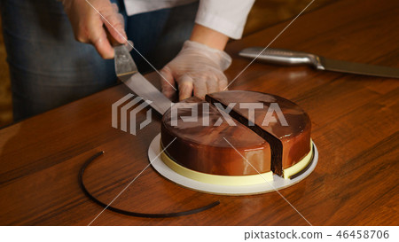 Prague mousse cake. Cooking Prague mousse cake. Cooking 46458706