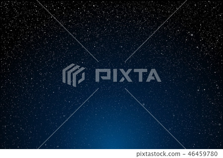 Starry Sky with Blue Glow. Shining Stars Dark Sky. Starry Sky with Blue Glow. Shining Stars Dark Sky. 46459780