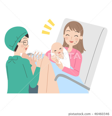 A woman who gives birth. A woman who gives birth. 46460346