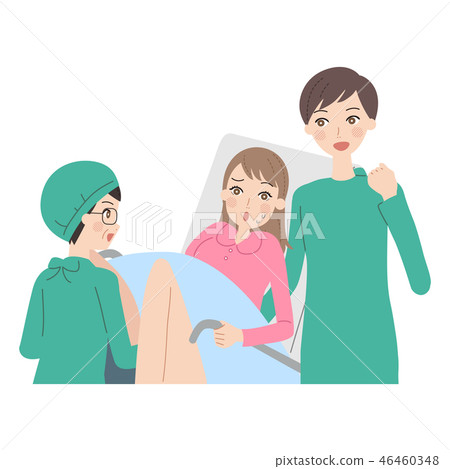 A woman who gives birth. A woman who gives birth. 46460348