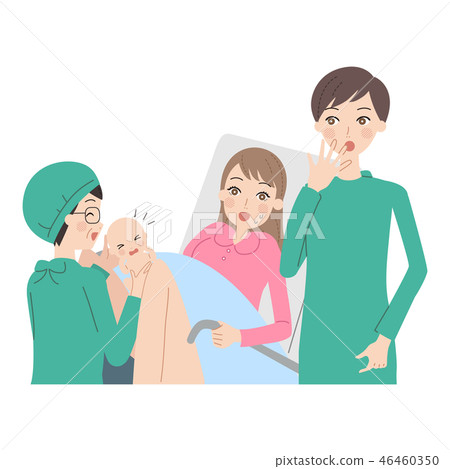 A woman who gives birth. A woman who gives birth. 46460350