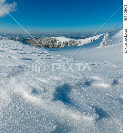 Winter mountain snowy landscape 46460601
