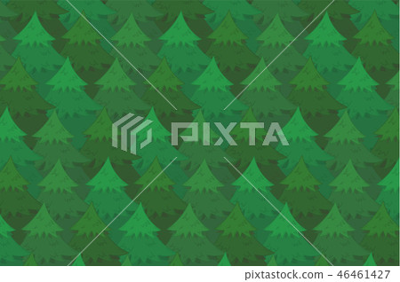 Bright green coniferous forest background Bright green coniferous forest background 46461427