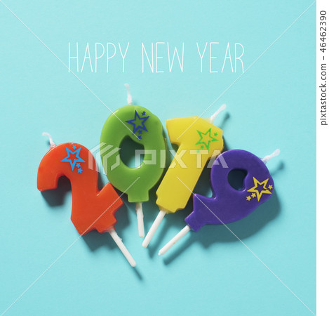 text happy new year 2019. text happy new year 2019. 46462390
