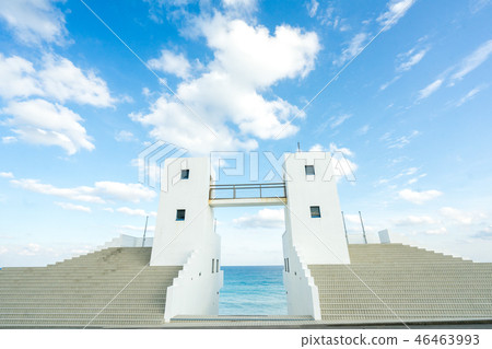 新島habushiura海岸 照片素材 圖片 圖庫