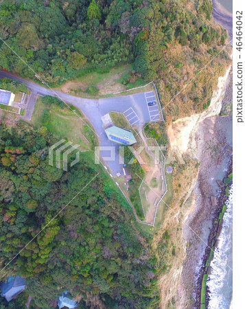 Cape Taito-Aerial view with drone (Isumi City, Chiba Prefecture) Cape Taito-Aerial view with drone (Isumi City, Chiba Prefecture) 46464042