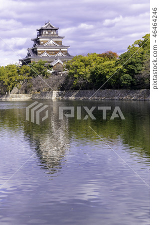 Hiroshima castle castle tower 46464246