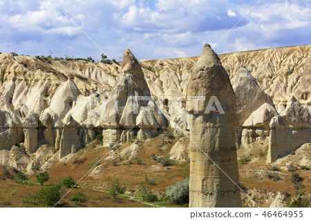 The powerful old conical top of the rock stand out The powerful old conical top of the rock stand out 46464955