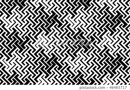 Abstract geometric pattern with stripes, lines. Abstract geometric pattern with stripes, lines. 46465717