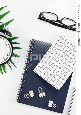 Styled design office workspace desk with camera Styled design office workspace desk with camera 46466459