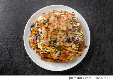Japanese traditional ozonomiyaki Japanese Traditional Pizza Okonomiyaki 46469372